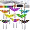 24 Set Halloween Bat Suncatcher Wind Chimes Ornaments Decorations